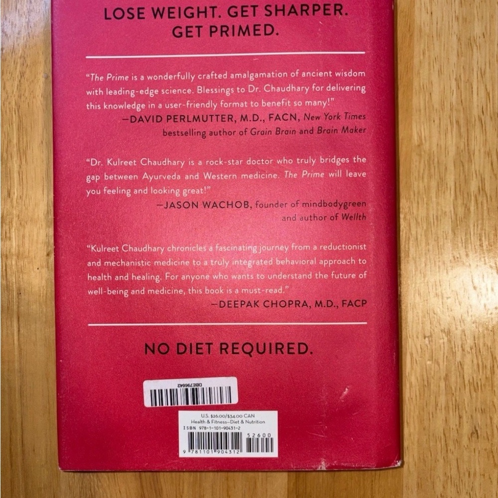 The Prime Prepair and Repair Your Body by Kulreet Chaudhary with Eve Adamson - Picture 2 of 6